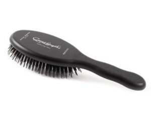 special extension brush without hard bristles to gently detangle.