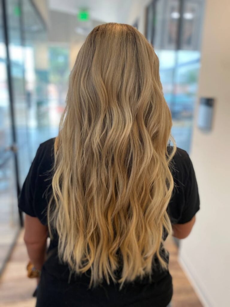 Micro line hair extension for added volume and seamless integration, designed for a natural and lightweight look